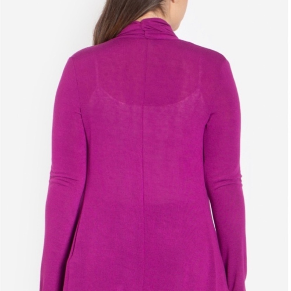 Plus Magenta Cardigan - Picture 3 of 4